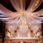 2pcs 130cm f30 Wedding Decoration Gold Crystal Lamp Long Modern Lighting Led Chandeliers Candle Lamp Arrangement ivy247