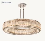 Modern Crystal Chandeliers LED Maurier Round Chandelier Lighting Living Dining Room Hanging Lamps Lustre